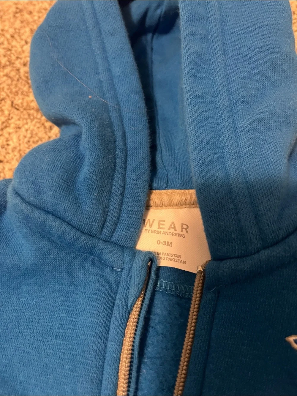 Detroit Lions Wear by EA Baby Girls 0-3 month Full Zip Outfit
